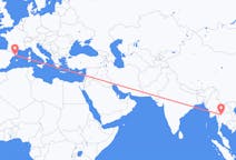 Flyrejser fra Sukhothai Province til Barcelona
