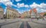 Photo of beautiful panoramic view of historic Bremen Market Square in the center of the Hanseatic City of Bremen with The Schuetting and famous Raths buildings on a sunny day with blue sky in summer, Germany.