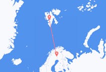 Flyreiser fra Pajala, til Svalbard