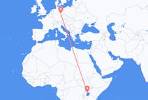 Flyrejser fra Entebbe til Leipzig