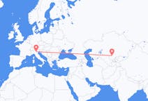 Flyreiser fra Turkistan, til Verona