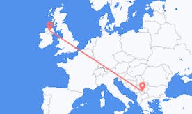 Flights from Northern Ireland to Kosovo