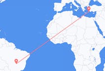 Flights from Goiânia to Rhodes
