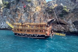 Alanya All Inclusive Piratbåttur med hotelltransfer