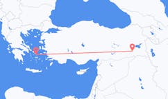 Flyg från Siirt, Turkiet till Mykonos, Grekland