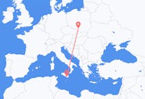 Voos de Comiso, Itália para Katowice, Polônia