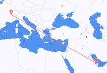 Flyreiser fra Bahrain Island, til Genève