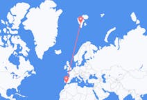 Flyg från Svalbard till Jerez