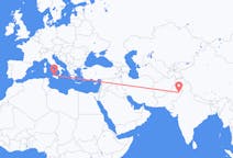 Flyreiser fra Faisalabad District, Pakistan til Palermo, Italia