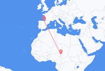 Flyreiser fra N Djamena, til Bilbao