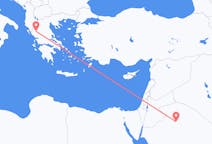 Lennot Al Jawfin alueelta, Saudi-Arabia Ioanninaan, Kreikka