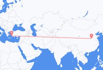 Lennot Zhengzhousta, Kiina Lerosille, Kreikka