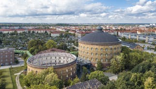 Berlin cityscape with Berlin cathedral and Television tower, Germany.