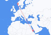 Flights from Asmara to Stavanger