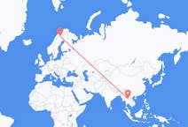 Voli dalla provincia di Nan, Thailandia to Kiruna, Svezia
