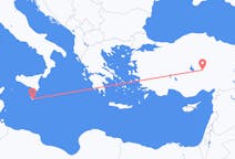 Flyrejser fra Nevsehir til Malta