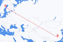 Flyreiser fra Changsha, til Umeå