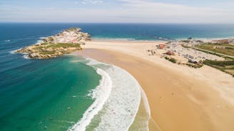 Photo of aerial view of Ferrel, Portugal.