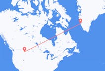 Flyreiser fra Great Falls, til Nuuk