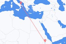 Flyrejser fra Gonder til Bari