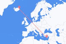 出发地 塞浦路斯帕福斯目的地 冰岛埃伊尔斯塔济的航班