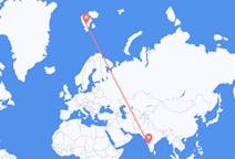 Flights from Hubli to Svalbard