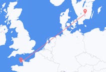 Flyreiser fra Växjö, til Saint Helier