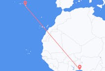 Lennot Lagosista Ponta Delgadaan