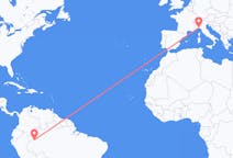 Flights from Leticia, Amazonas to Genoa