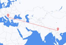 Flyreiser fra Kunming, til Sarajevo