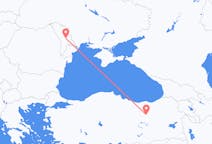 Flyreiser fra Erzincan, til Chișinău