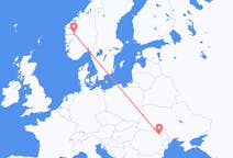 Flyg från Sogndal till Iași