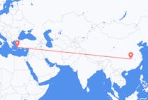 Lennot Yueyangista, Kiina Kosille, Kreikka
