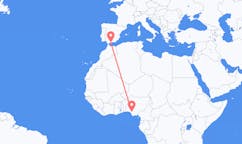 Flyreiser fra Benin by, til Malaga