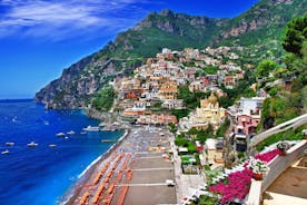 photo of breathtaking aerial view of Sorrento city, Amalfi coast, Italy.