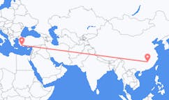Flyreiser fra Ji an, Kina til Dalaman, Tyrkia