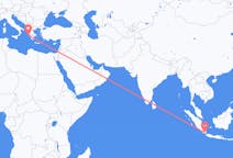 인도네시아 반다르 람풍에서 출발해 그리스 케팔리니아에게(으)로 가는 항공편