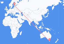Flyrejser fra Hobart til Helsinki