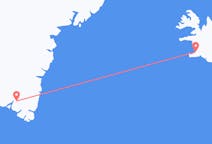 Flyrejser fra Reykjavík til Narsarsuaq