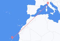Flyg från Sal, Kap Verde till Pisa