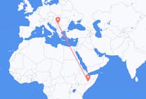 Flyreiser fra Gode, Etiopia til Beograd, Serbia