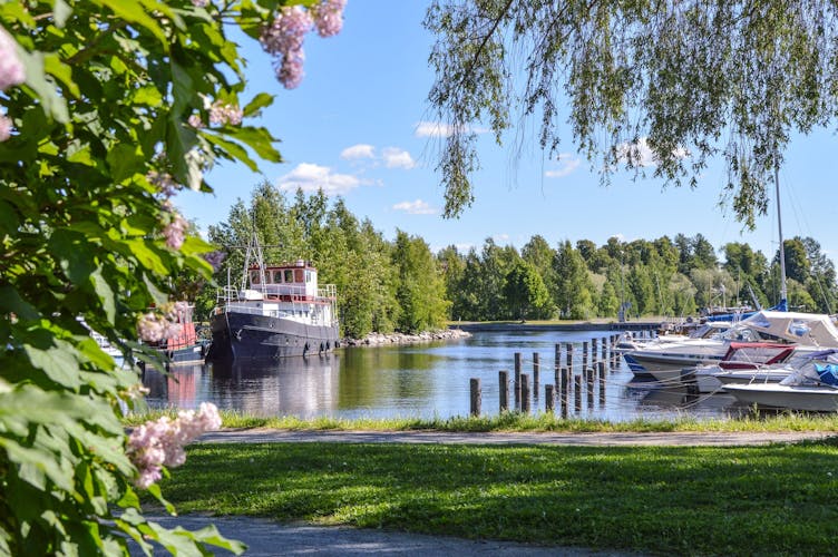  Photo of Kuopio visitor harbour at summer Finland.
