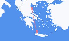 Flights from Volos to Chania