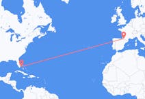 Flyrejser fra Bimini, Bahamas til Pau, Frankrig