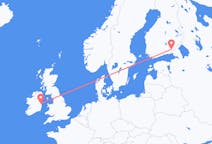 Lennot Dublinista, Irlanti Lappeenrantaan, Suomi