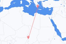 Flyreiser fra N Djamena, til Kythera