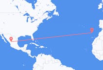 Flyreiser fra Victoria de Durango, Mexico til Funchal, Portugal