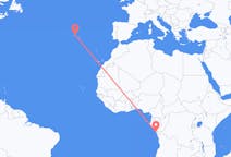 Flyrejser fra Pointe-Noire til Terceira