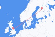 Voli da Leeds, Inghilterra a Kajaani, Finlandia