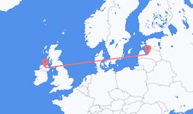 Flyrejser fra Nordirland til Letland